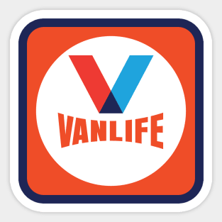 Vanlife Vintage logo Sticker